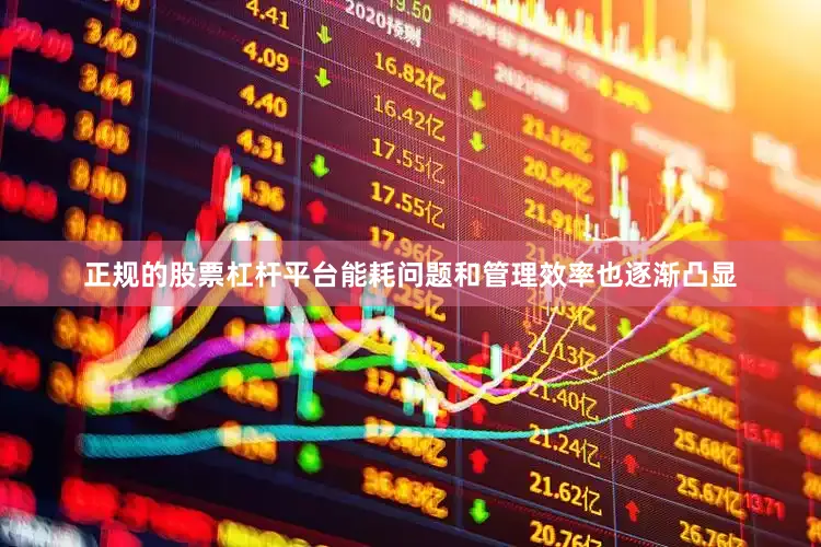 正规的股票杠杆平台能耗问题和管理效率也逐渐凸显