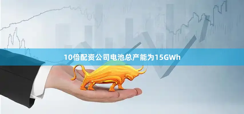 10倍配资公司电池总产能为15GWh