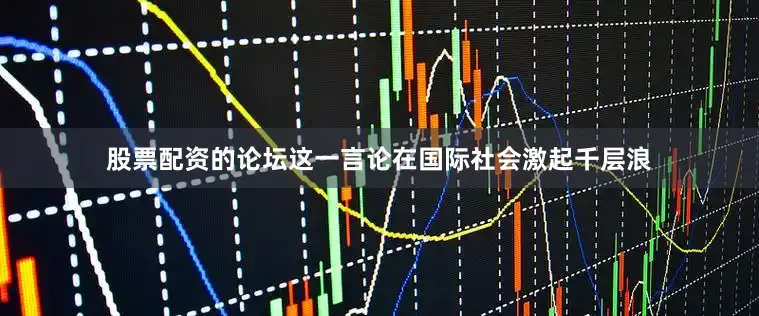 股票配资的论坛这一言论在国际社会激起千层浪